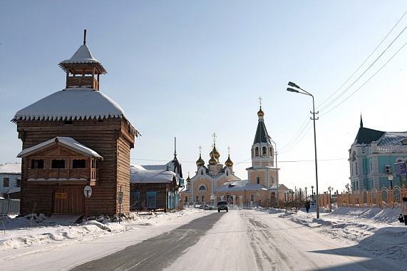 Градо-Преображенская церковь, XIX в. Якутск. Фото ИТАР-ТАСС/Сергей Метелица
